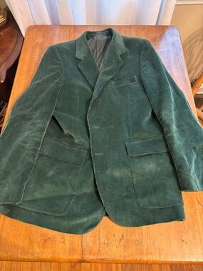 Forest Green vintage Corduroy Blazer